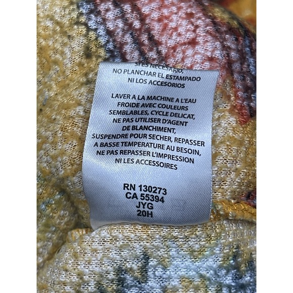 Wrangler Mens 1/4 Zip Aztec Fleece Pullover Pockets Sz S Vintage PAINTED - Picture 7 of 8